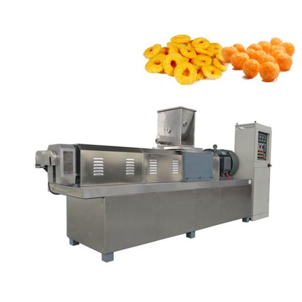 Full Automatic Twin Screw Extrusion Technology Fried Corn Pellet Tortilla Chips Snacks Food Extruder Machine Production Line #1 image